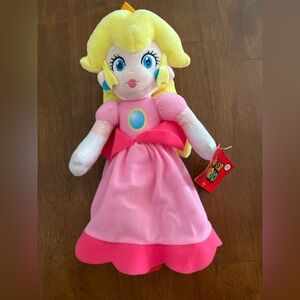 Princess Peach Plush Doll - Pink Dress 10 in Tags